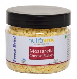 Nutravita Mozzarella Cheese Flakes   Plastic Jar  150 grams